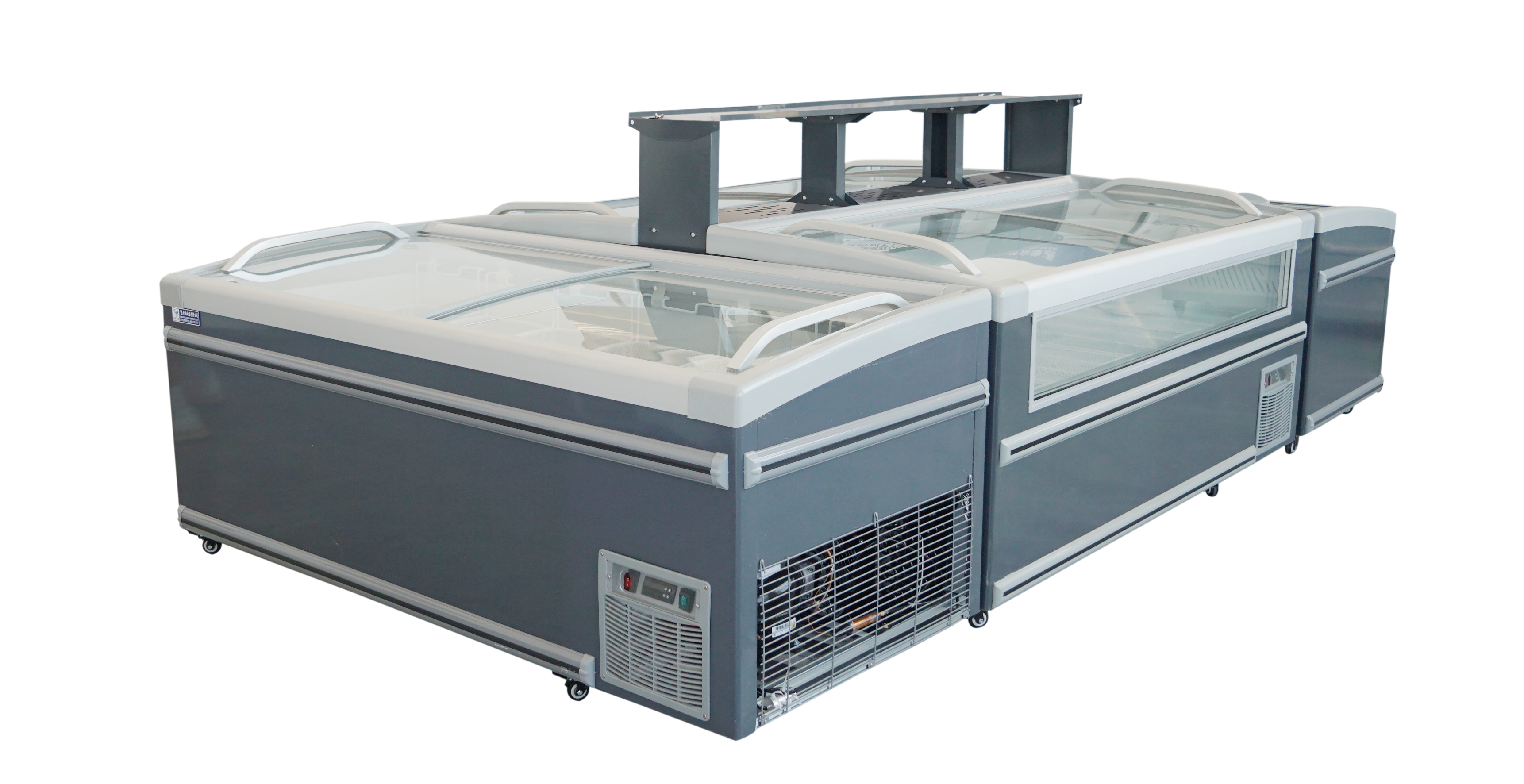 Supermarket Commercial High-end And Luxury Combination Island Cabinet Refrigerator Freezer