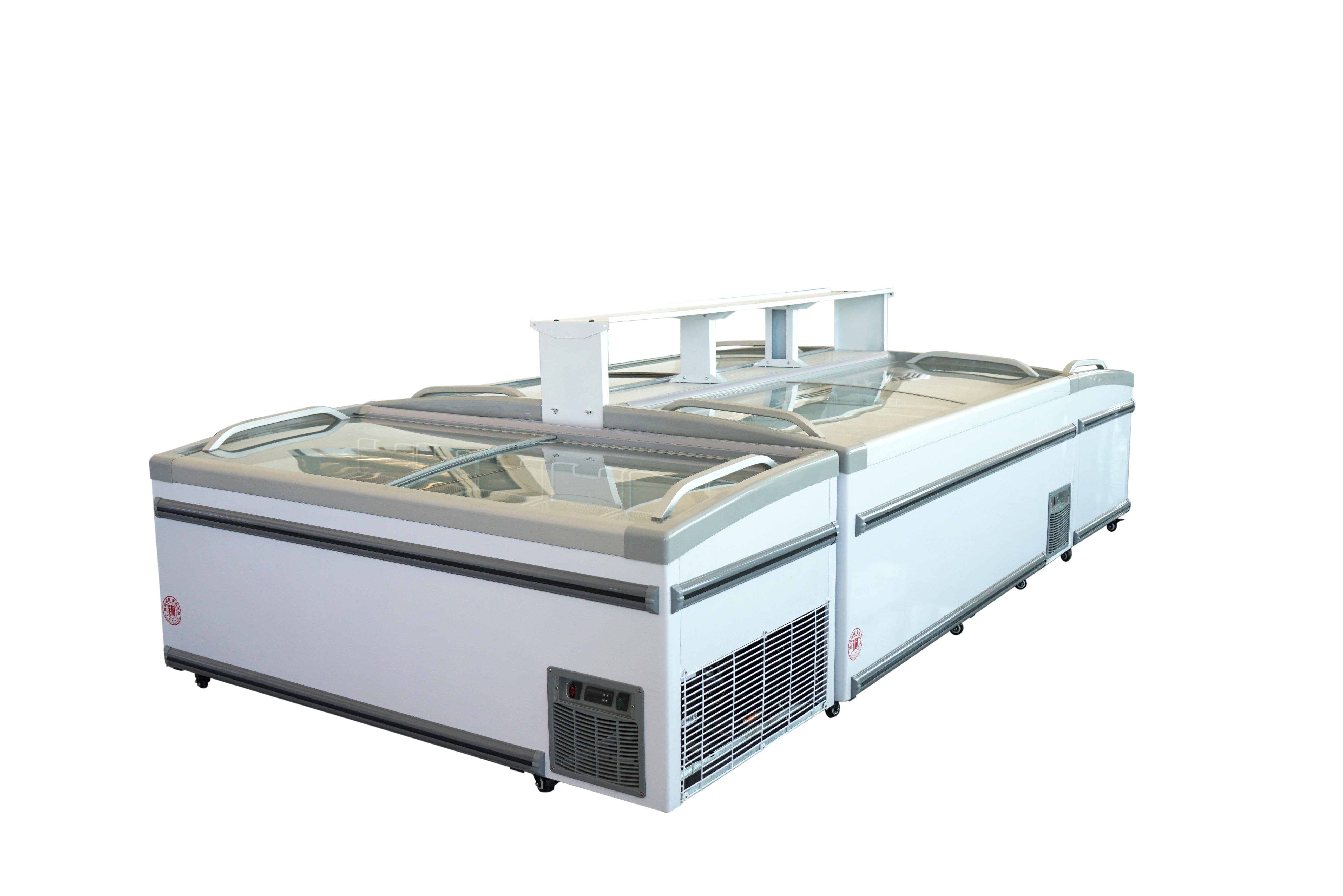 Supermarket Commercial High-end And Luxury Combination Island Cabinet Refrigerator Freezer